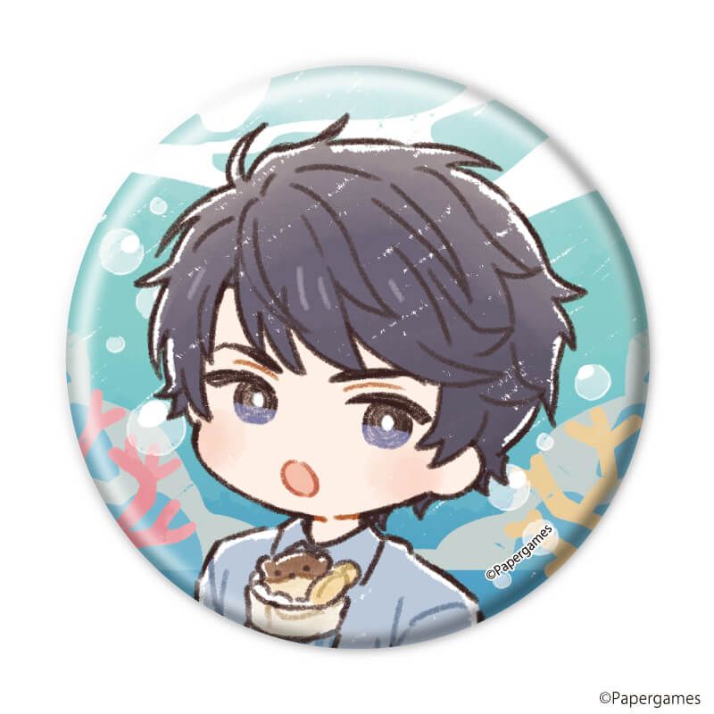 缶バッジ「恋とプロデューサー～EVOL×LOVE～」36/セット1 ブラインド(10種)(グラフアートイラスト)