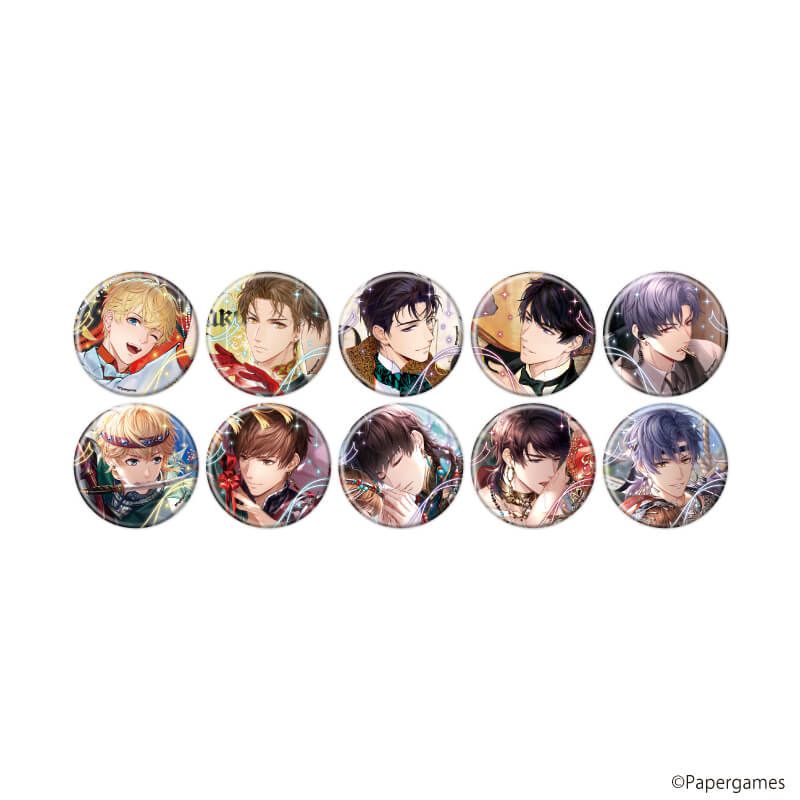 缶バッジ「恋とプロデューサー～EVOL×LOVE～」35/セット2 ブラインド(10種)(公式イラスト)