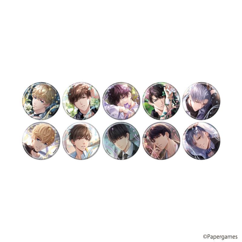 缶バッジ「恋とプロデューサー～EVOL×LOVE～」34/セット1 ブラインド(10種)(公式イラスト)