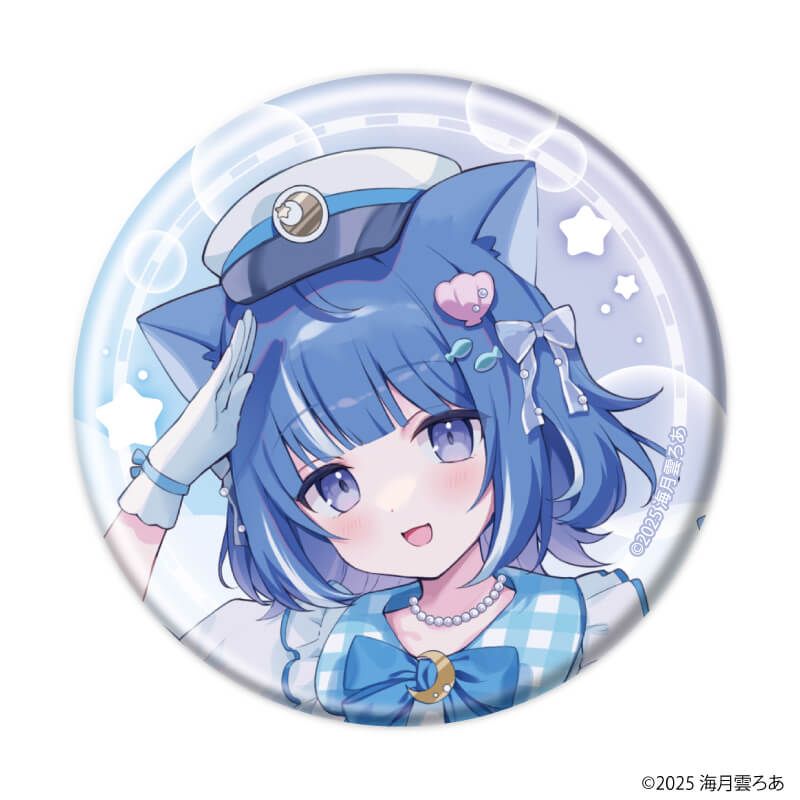 缶バッジ「海月雲ろあ」01/コンプリートセット(全6種)(描き下ろしイラスト)