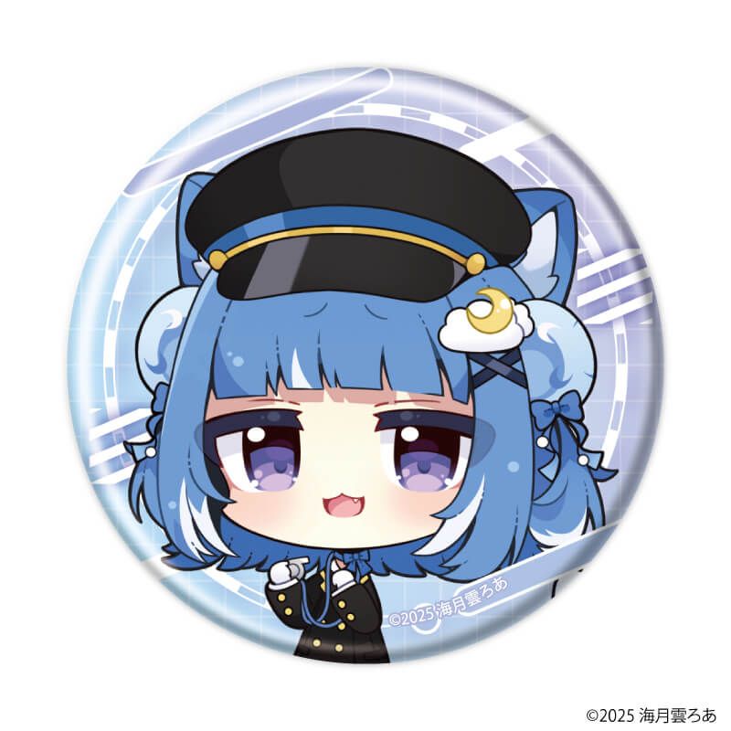 缶バッジ「海月雲ろあ」01/コンプリートセット(全6種)(描き下ろしイラスト)