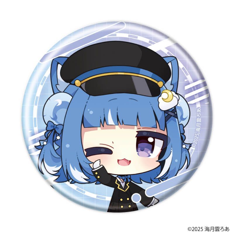 缶バッジ「海月雲ろあ」01/コンプリートセット(全6種)(描き下ろしイラスト)