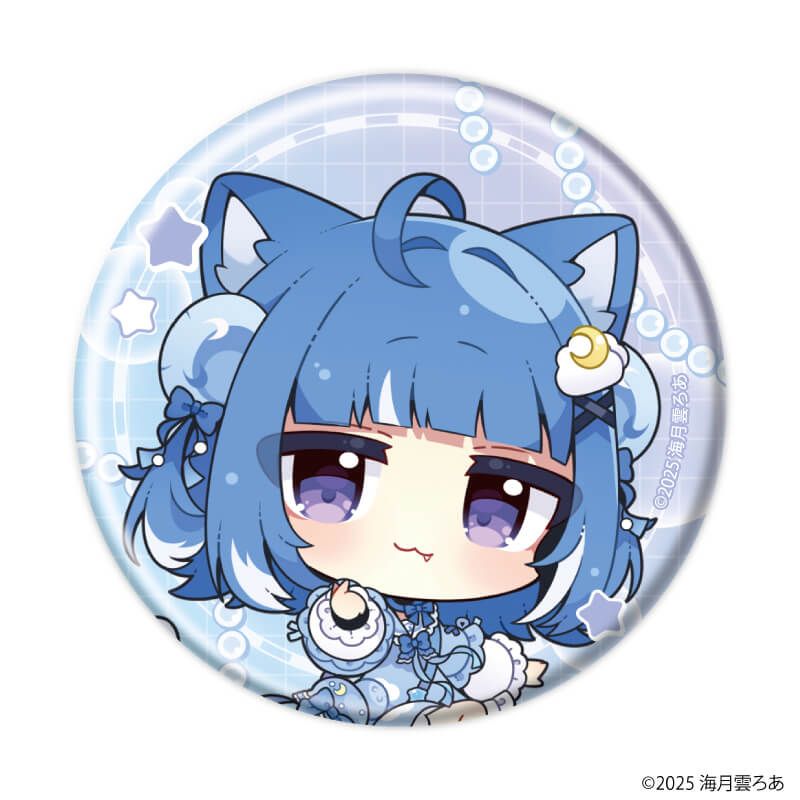 缶バッジ「海月雲ろあ」01/コンプリートセット(全6種)(描き下ろしイラスト)