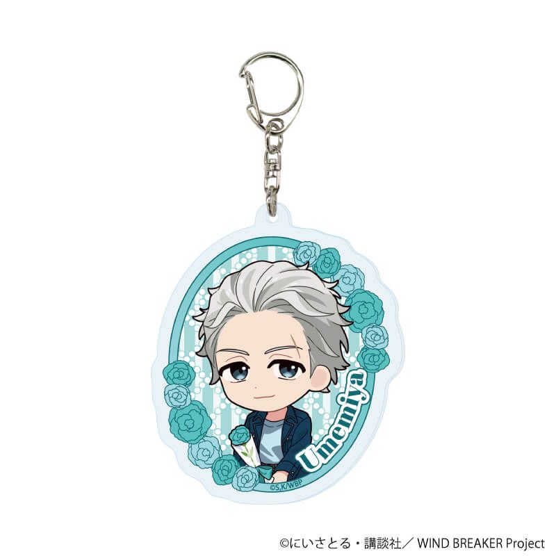 アクリルキーホルダー「TVアニメ『WIND BREAKER』」03/カーネーションver. コンプリートセット(全7種)(ミニキャライラスト)