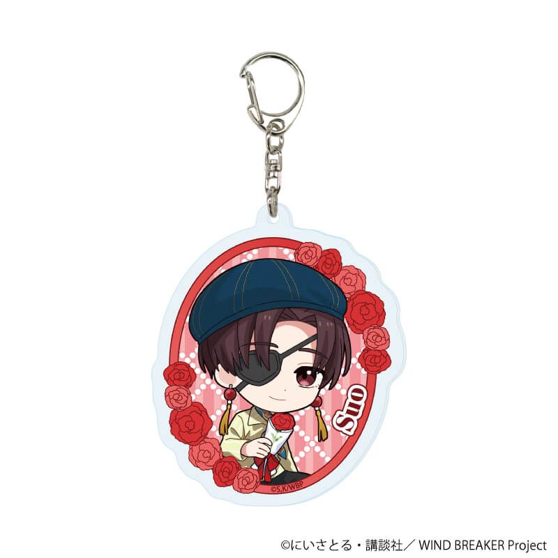 アクリルキーホルダー「TVアニメ『WIND BREAKER』」03/カーネーションver. コンプリートセット(全7種)(ミニキャライラスト)