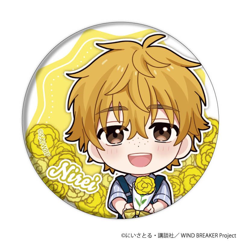 缶バッジ「TVアニメ『WIND BREAKER』」09/カーネーションver. コンプリートセット(全7種)(ミニキャライラスト)