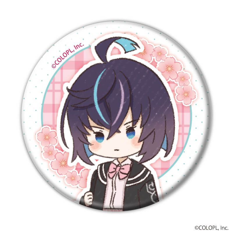 缶バッジ「白猫プロジェクト」12/桜制服ver. ブラインド(9種)(グラフアートイラスト)