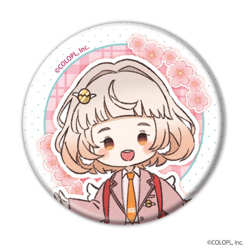 缶バッジ「白猫プロジェクト」12/桜制服ver. ブラインド(9種)(グラフアートイラスト)