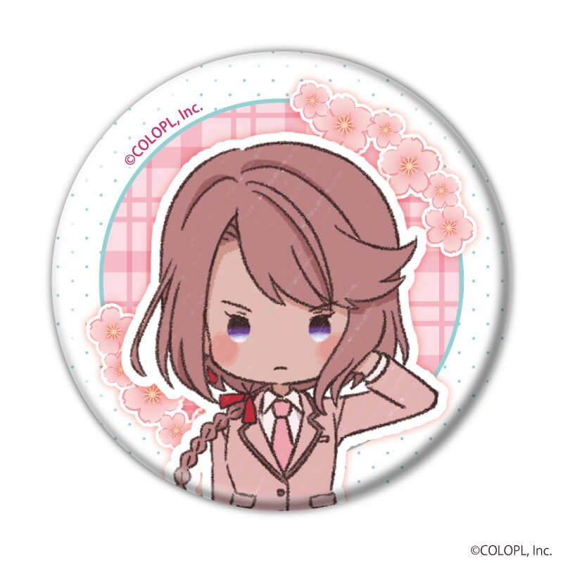 缶バッジ「白猫プロジェクト」12/桜制服ver. ブラインド(9種)(グラフアートイラスト)