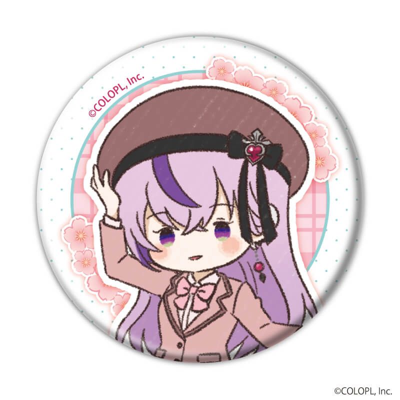 缶バッジ「白猫プロジェクト」12/桜制服ver. ブラインド(9種)(グラフアートイラスト)