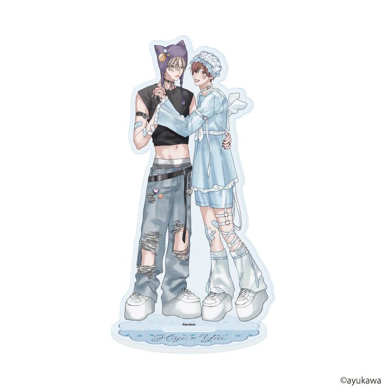アクリルスタンド「肇×唯」01/三好肇＆山科唯(描き下ろしイラスト)