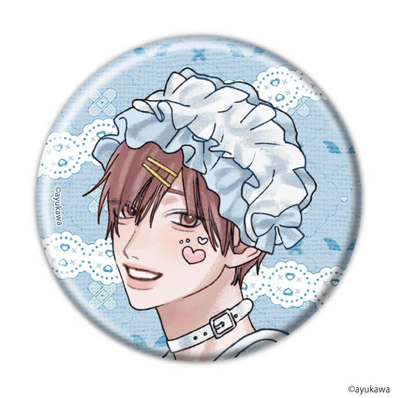 缶バッジ「肇×唯」01/コンプリートセット(全6種)(描き下ろしイラスト)