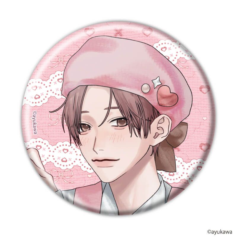 缶バッジ「肇×唯」01/コンプリートセット(全6種)(描き下ろしイラスト)