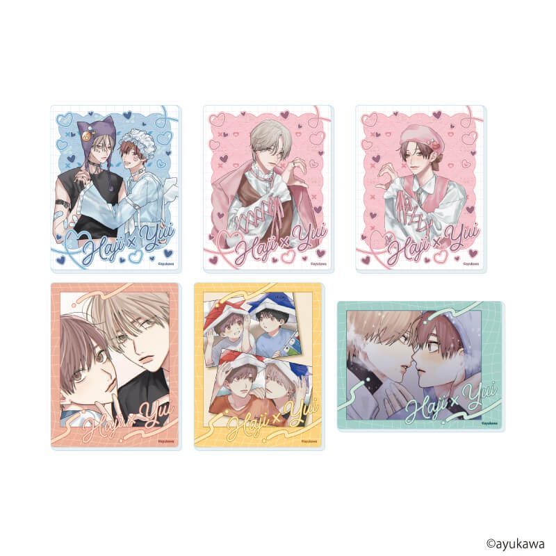 アクリルカード「肇×唯」01/ブラインド(6種)(公式&描き下ろしイラスト)