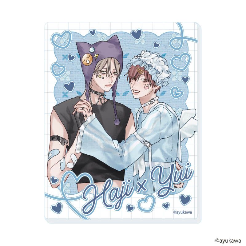 アクリルカード「肇×唯」01/ブラインド(6種)(公式&描き下ろしイラスト)