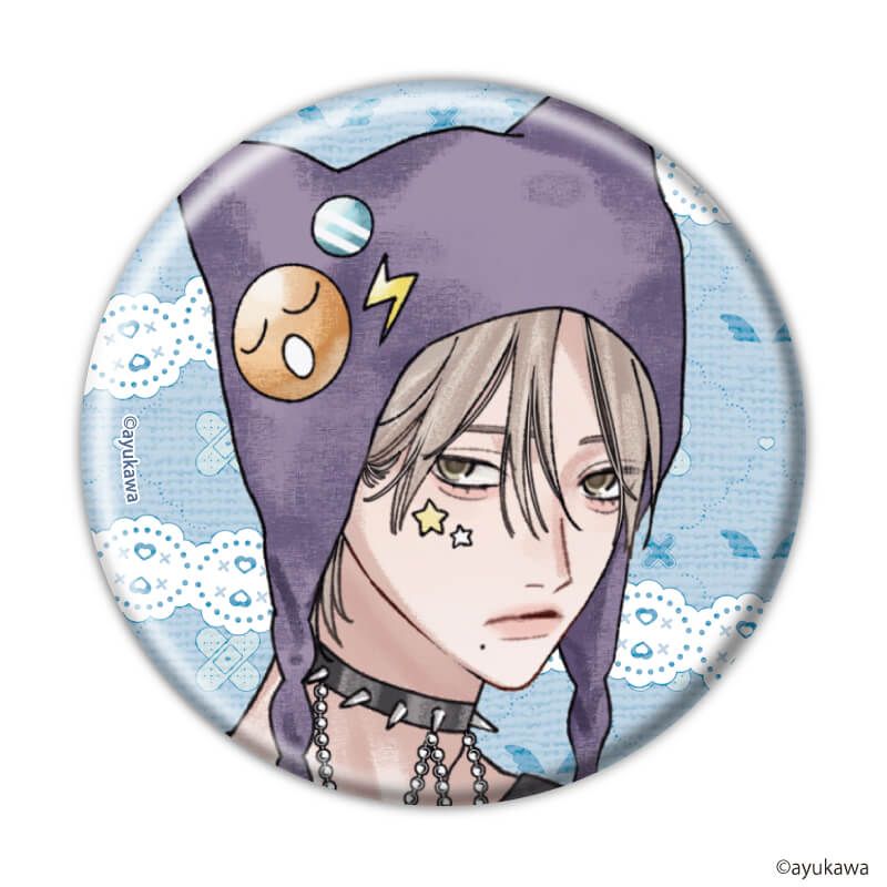 缶バッジ「肇×唯」01/ブラインド(6種)(描き下ろしイラスト)