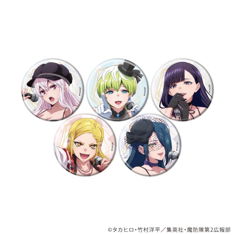 缶バッジ「TVアニメ『魔都精兵のスレイブ2』」04/コンプリートセット(全5種)(描き下ろしイラスト)