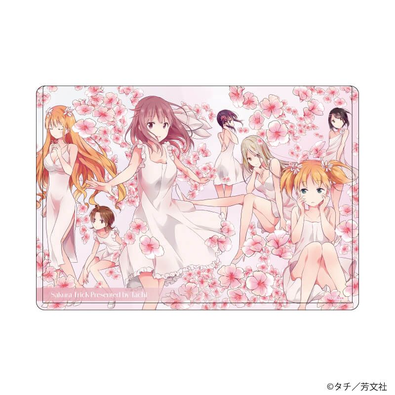 キャラクリアケース「桜Trick」05/集合A(公式イラスト)