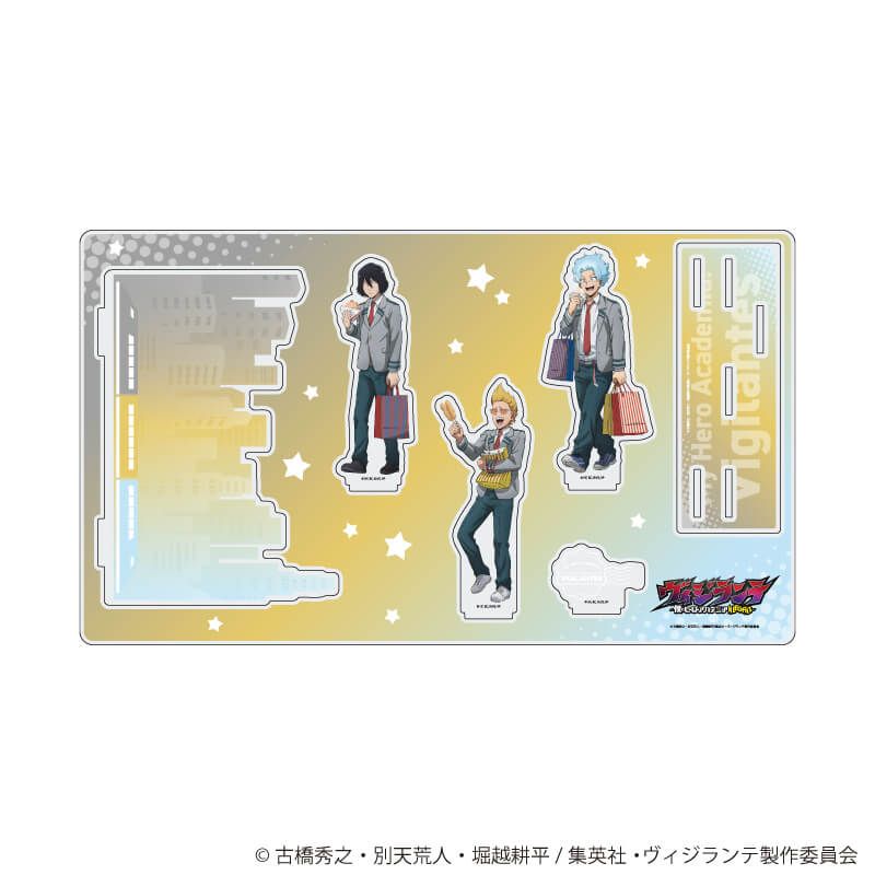 プレミアム アクリルジオラマプレート「ヴィジランテ -僕のヒーローアカデミア ILLEGALS-」03/大阪観光ver.B(描き下ろし)