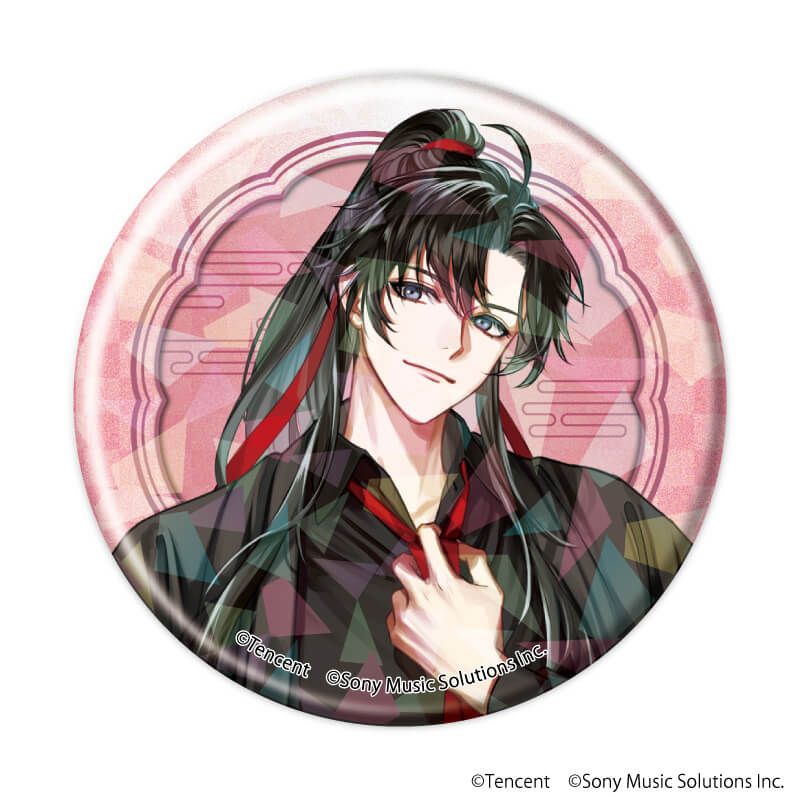 ホログラム缶バッジ(57mm)「漫画『魔道祖師』」01/コンプリートセット(全6種)(描き起こしイラスト)