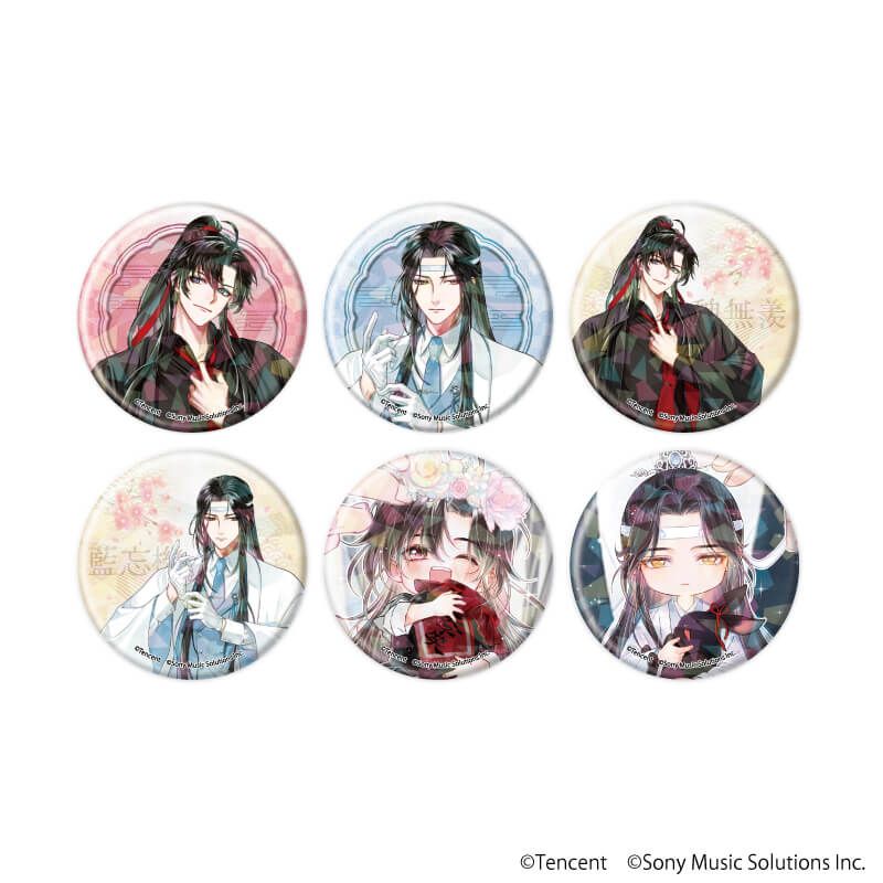 ホログラム缶バッジ(57mm)「漫画『魔道祖師』」01/ブラインド(6種)(描き起こしイラスト)