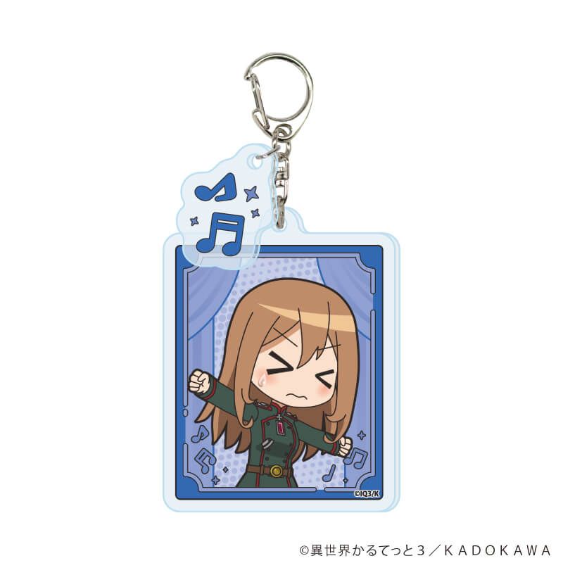 パーツ付きアクリルキーホルダー「異世界かるてっと３」01/ブラインド(12種)(公式イラスト)