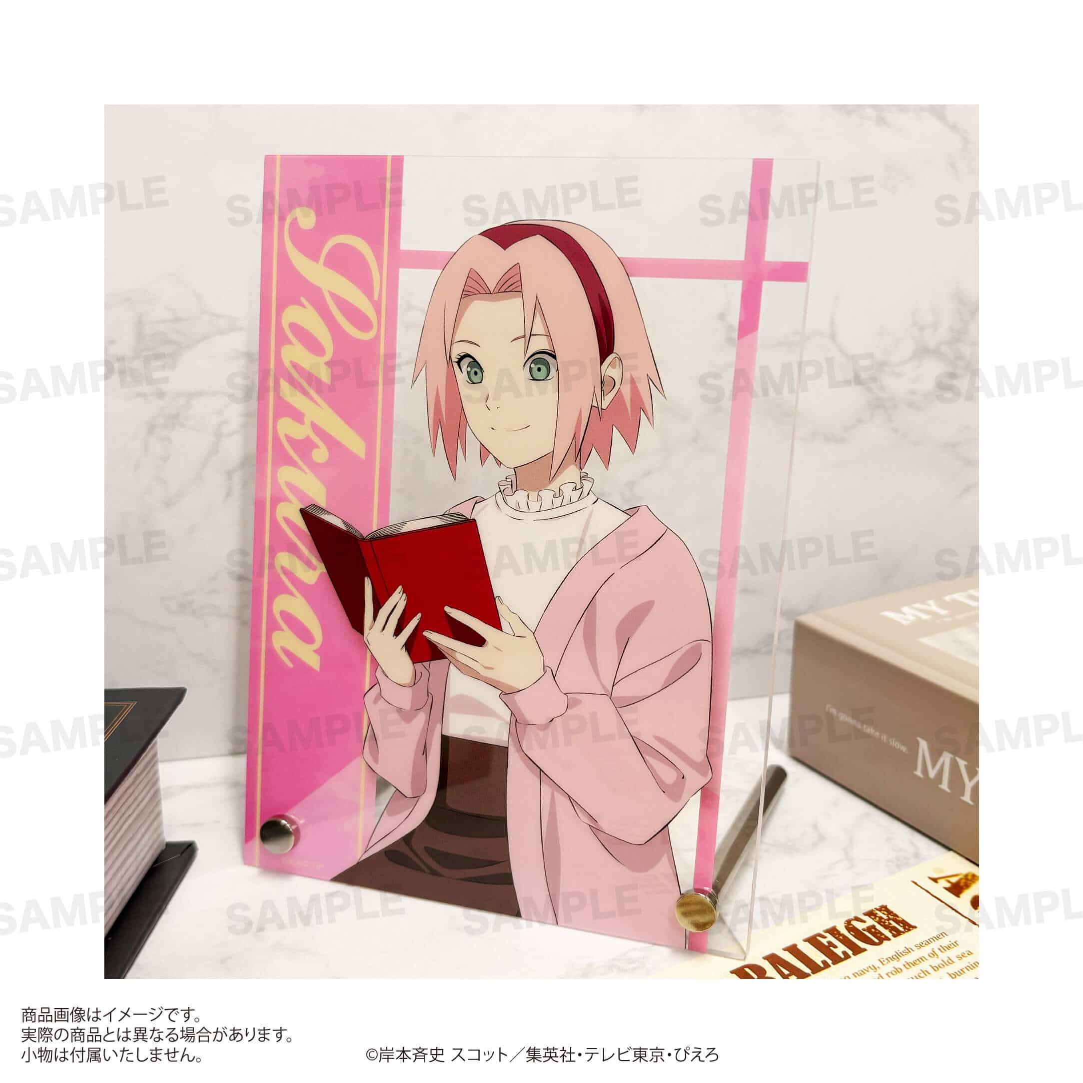 「NARUTO-ナルト- 疾風伝」A6アクリルパネル（読書ver.）春野サクラ