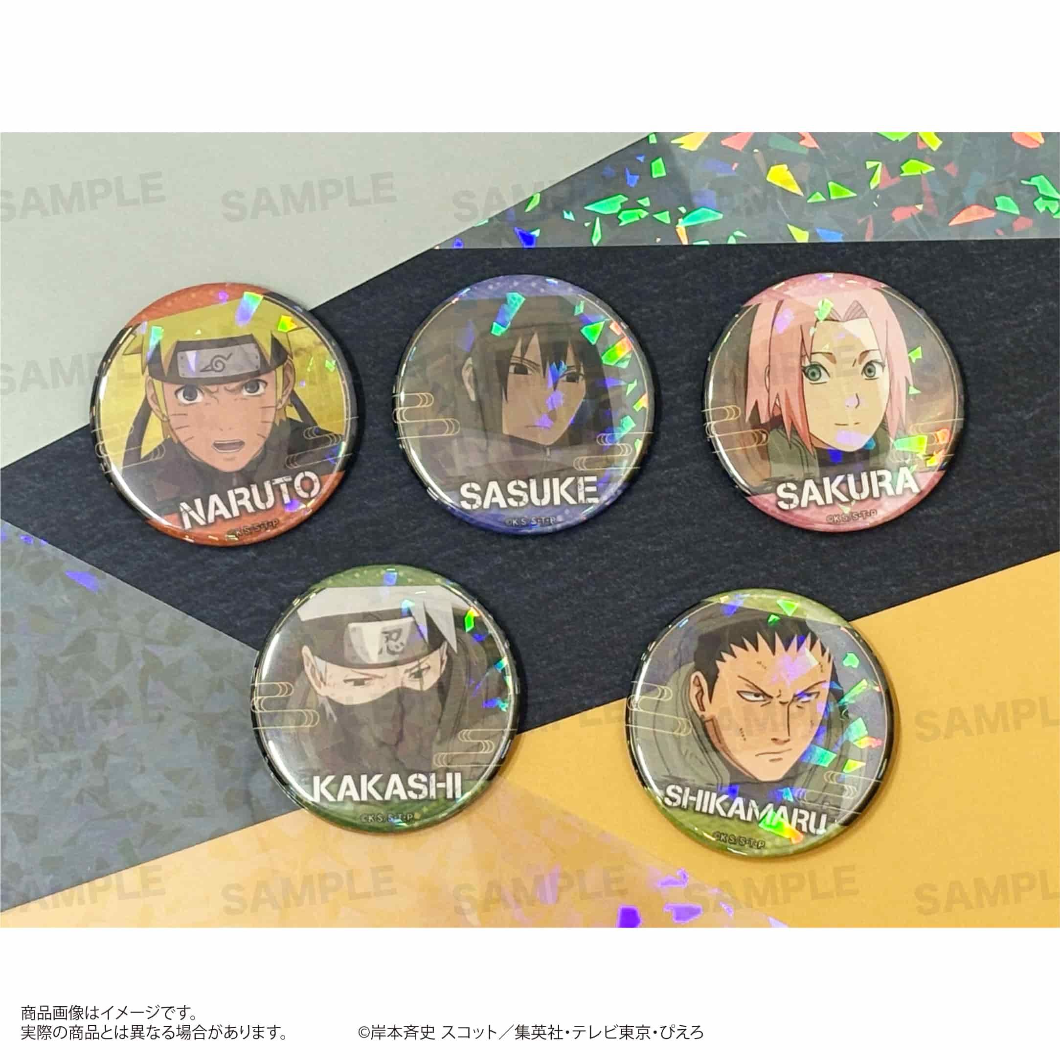 「NARUTO-ナルト- 疾風伝」トレーディング場面写ホログラム缶バッジ BOX