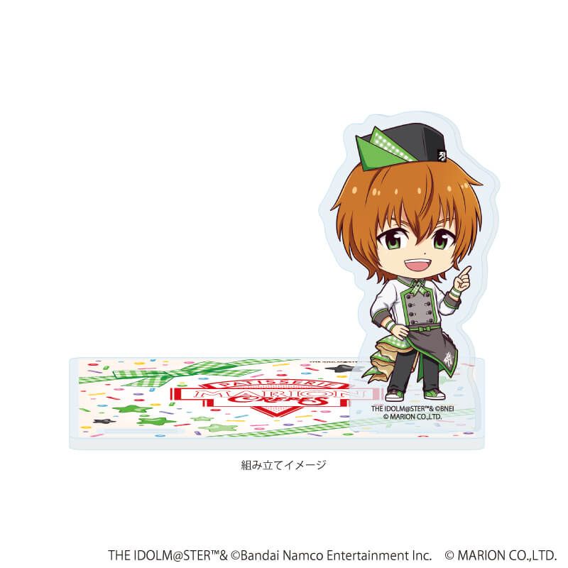 アクリルコースタースタンド「アイドルマスター SideM」03/若里 春名 クレープ屋ver.(ミニキャライラスト)