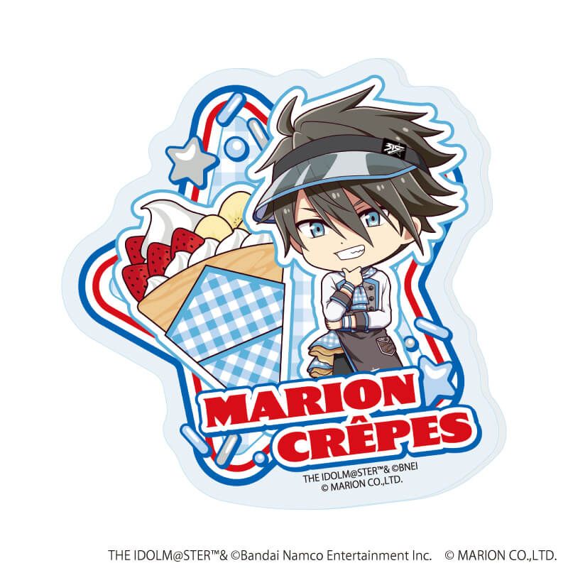 アクリルマグネット「アイドルマスター SideM」01/クレープ屋ver. コンプリートセット(全6種)(ミニキャライラスト)