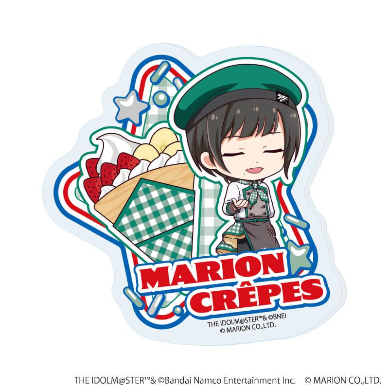 アクリルマグネット「アイドルマスター SideM」01/クレープ屋ver. コンプリートセット(全6種)(ミニキャライラスト)