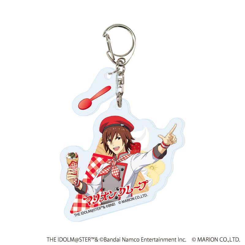 パーツ付きアクリルキーホルダー「アイドルマスター SideM」04/クレープ屋ver. コンプリートセット(全6種)(描き下ろしイラスト)