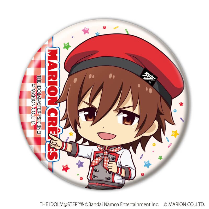 缶バッジ「アイドルマスター SideM」42/クレープ屋ver. コンプリートセット(全6種)(ミニキャライラスト)