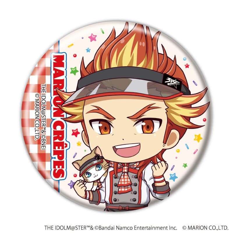 缶バッジ「アイドルマスター SideM」42/クレープ屋ver. コンプリートセット(全6種)(ミニキャライラスト)