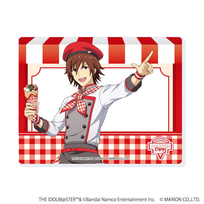 アクリルカード「アイドルマスター SideM」22/クレープ屋ver. コンプリートセット(全6種)(描き下ろしイラスト)