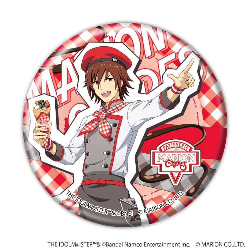 缶バッジ「アイドルマスター SideM」41/クレープ屋ver. コンプリートセット(全6種)(描き下ろしイラスト)