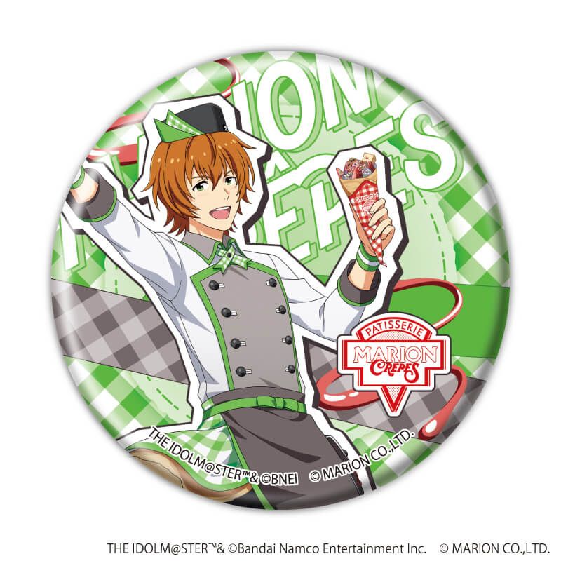 缶バッジ「アイドルマスター SideM」41/クレープ屋ver. コンプリートセット(全6種)(描き下ろしイラスト)