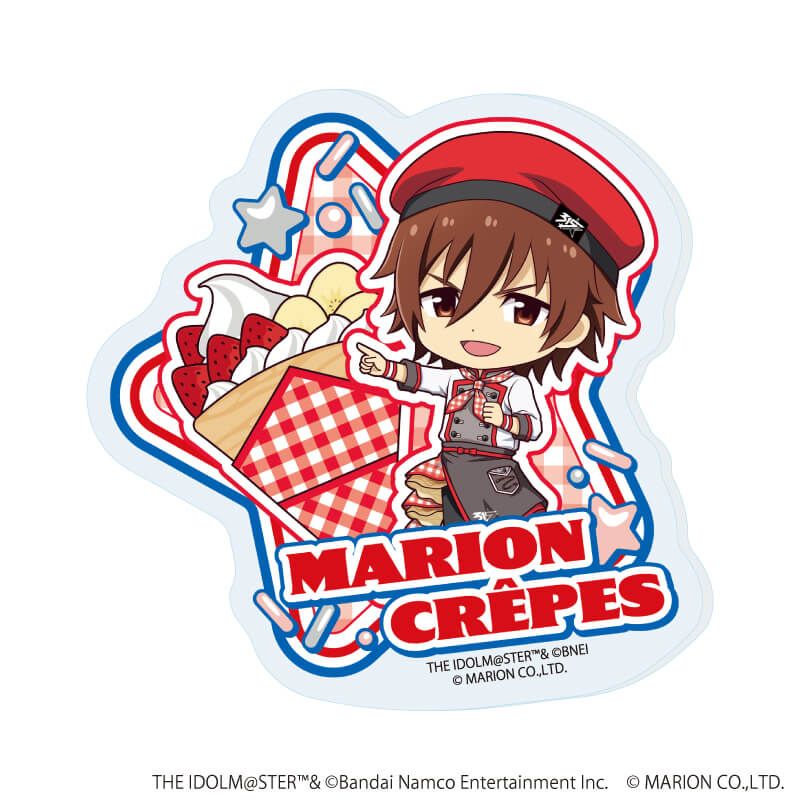 アクリルマグネット「アイドルマスター SideM」01/クレープ屋ver. トレーディング(6種)(ミニキャライラスト)