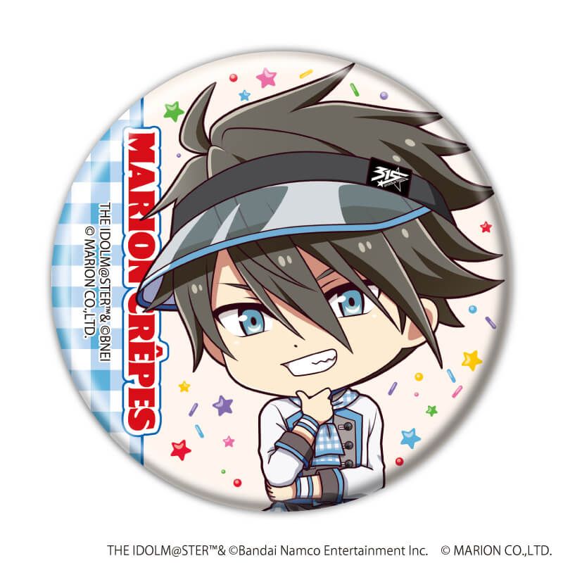 缶バッジ「アイドルマスター SideM」42/クレープ屋ver. トレーディング(6種)(ミニキャライラスト)