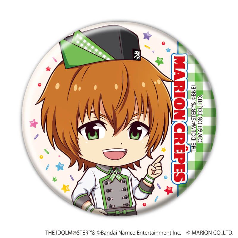 缶バッジ「アイドルマスター SideM」42/クレープ屋ver. トレーディング(6種)(ミニキャライラスト)