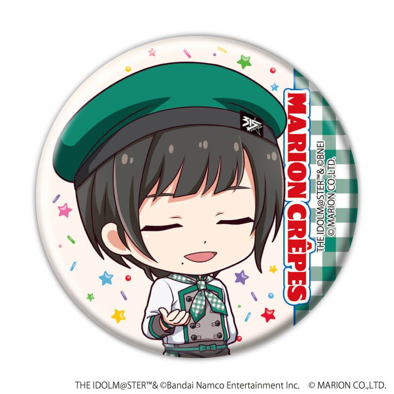 缶バッジ「アイドルマスター SideM」42/クレープ屋ver. トレーディング(6種)(ミニキャライラスト)