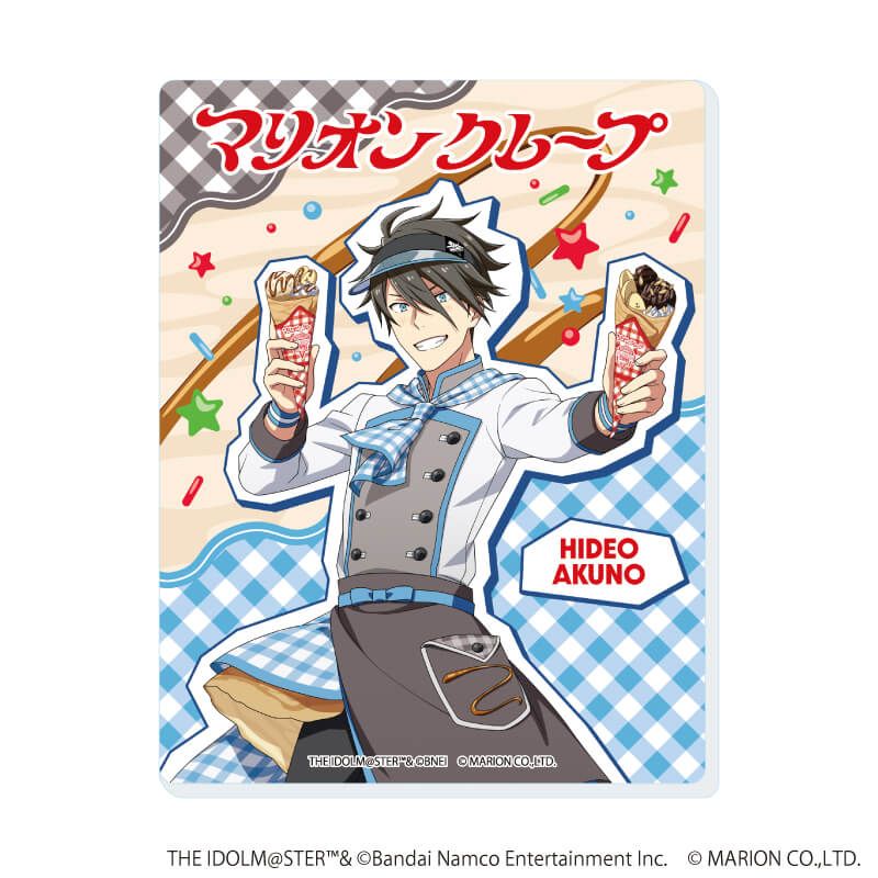 アクリルカード「アイドルマスター SideM」22/クレープ屋ver. トレーディング(6種)(描き下ろしイラスト)