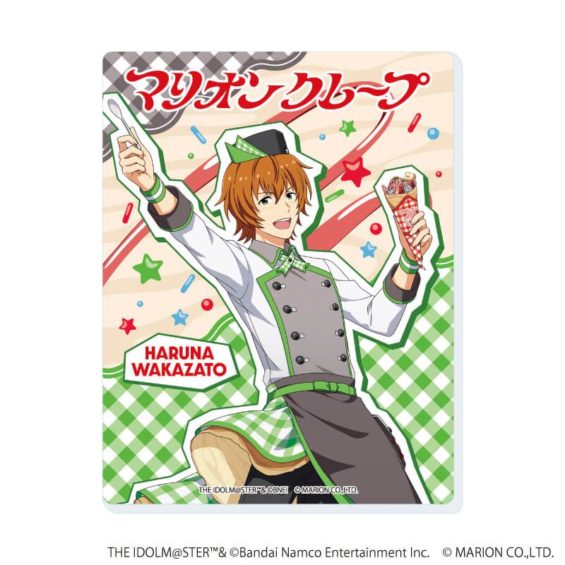 アクリルカード「アイドルマスター SideM」22/クレープ屋ver. トレーディング(6種)(描き下ろしイラスト)
