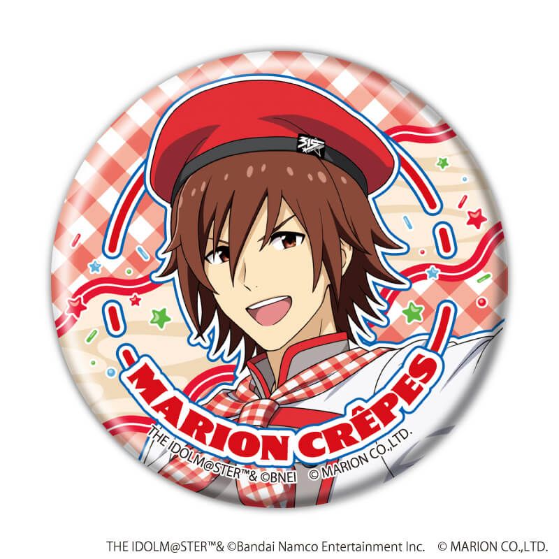 缶バッジ「アイドルマスター SideM」41/クレープ屋ver. トレーディング(6種)(描き下ろしイラスト)