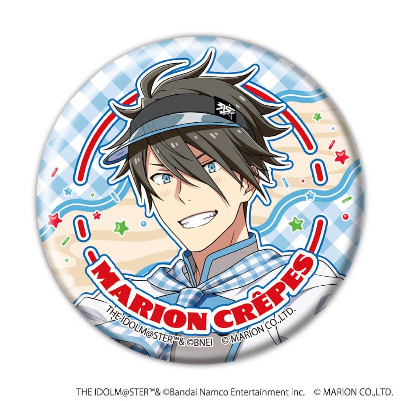 缶バッジ「アイドルマスター SideM」41/クレープ屋ver. トレーディング(6種)(描き下ろしイラスト)