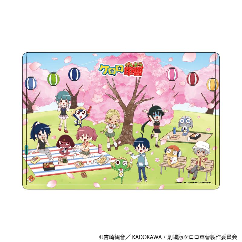 キャラクリアケース「ケロロ軍曹」05/お花見ver.(グラフアートイラスト)