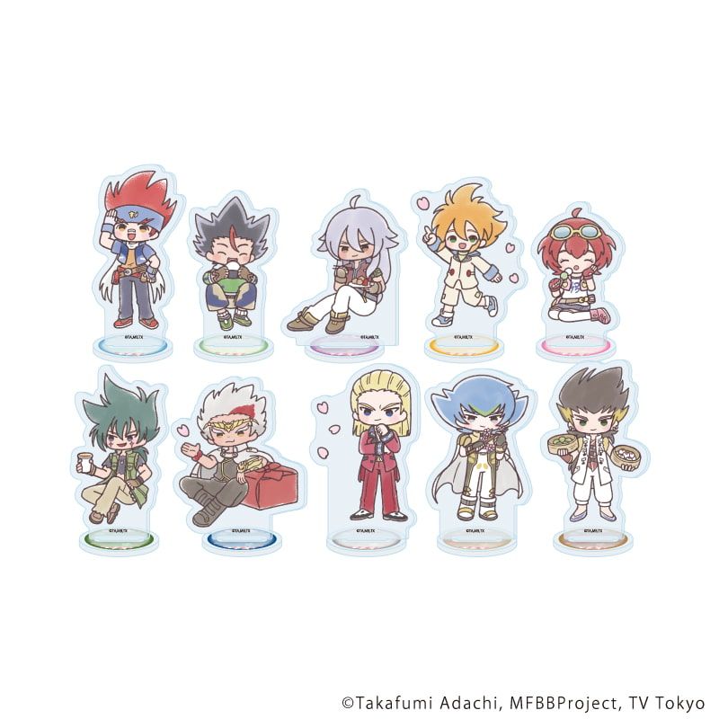 アクリルぷちスタンド「メタルファイト ベイブレード 爆」04/お花見ver. コンプリートセット(全10種)(グラフアートイラスト)