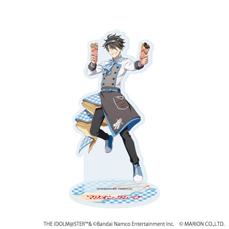 アクリルスタンド「アイドルマスター SideM」44/握野 英雄 クレープ屋ver.(描き下ろしイラスト)