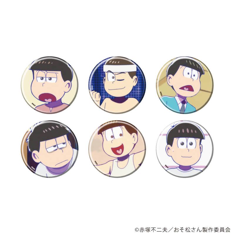 缶バッジ「おそ松さん」03/ブラインド(6種)(場面写イラスト)