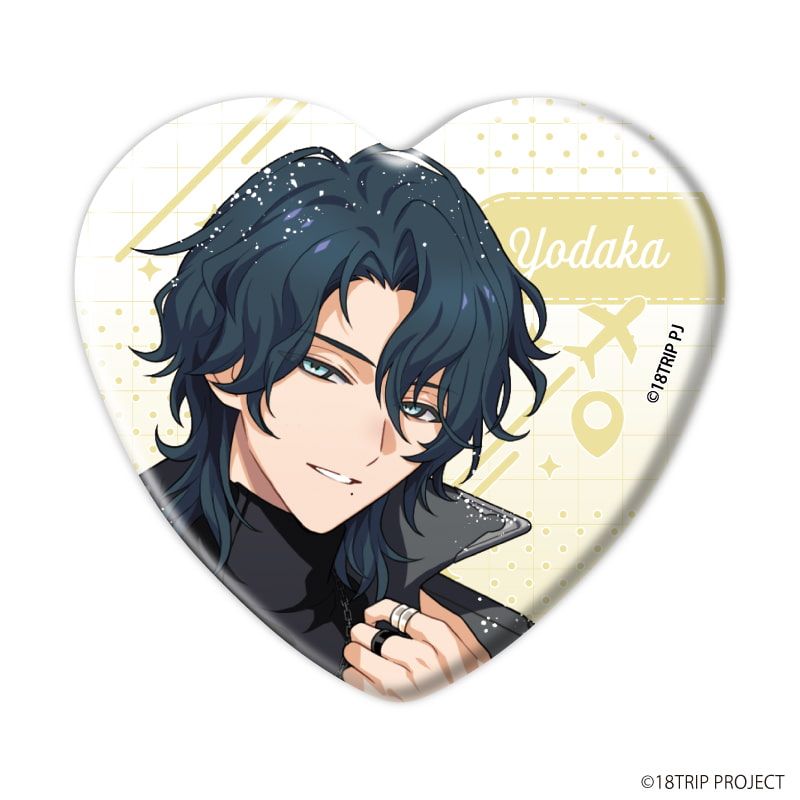 ハート型缶バッジ『18TRIP』06/コンプリートセット(全10種)(公式イラスト)